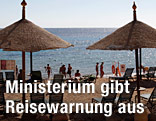 Urlaubsstrand in Ägypten