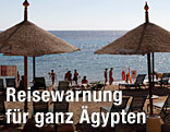 Urlaubsstrand in &Auml;gypten