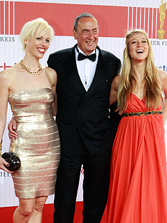 © Reuters/Thomas Peter Bernd Eichinger mit seiner Frau Katja Hoffmann und Tochter Nina Eichinger