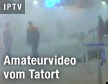 Amateuraufnahme des Flughafenattentats in Moskau