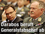 Verteidigungsminister Norbert Darabos (SPÖ) und Generalstabschef Edmund Entacher