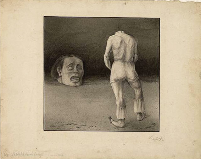 © Albertina, Wien/VBK Wien, 2011 Alfred Kubin, "Selbstbetrachtung", 1901/1902