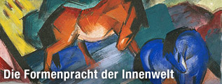 Franz Marc, "Rotes und blaues Pferd", 1912