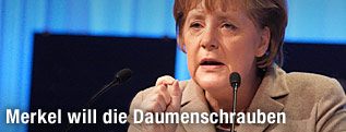 Die deutsche Bundeskanzlerin Angela Merkel