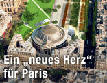 Computergrafik Les Halles in Paris