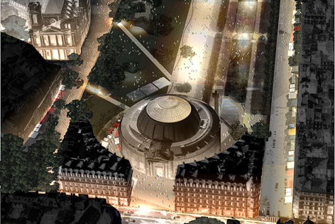 © AP/SEURA Computergrafik Les Halles in Paris