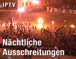 Nächtliche Ausschreitungen am Tahrir-Platz in Kairo