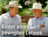 Ehemaliger US-Präsident Reagan und ehemaliger Sowietunion-Präsident Gorbatschow