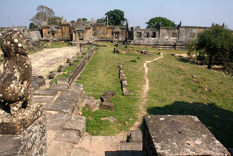 © AP/Heng Sinith Innenanlage des Hindu-Tempels Prasat Preah Vihear