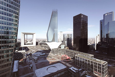 © AP/Unibail-Morphosis Computergrafik von Phare-Wolkenkratzer in Paris