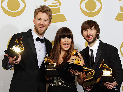 © AP/Jae C. Hong Die Gruppe "Lady Antebellum" mit ihren Grammys