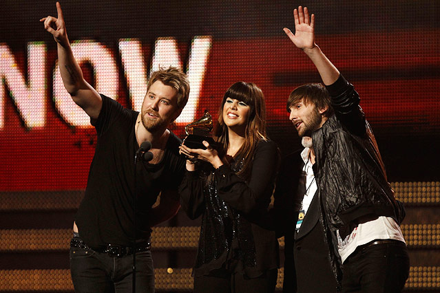 © AP/Matt Sayles Die Gruppe Lady Antebellum bei den Grammy Awards