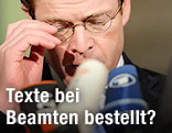 Deutscher Verteidigungsminister Guttenberg