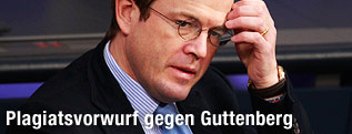 Deutsche Verteidigungsminister Karl-Theodor zu Guttenberg