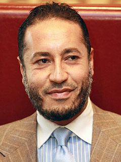 © APA/EPA/Sabri Elmhedwi Saadi al-Gaddafi, Sohn des libyschen Staatschef Muammar al-Gaddafi