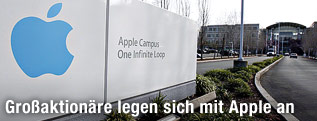 Außenansicht der Konzernzentrale von Apple
