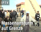 Flüchtlinge bei der libyschen Grenze zu Ägypten