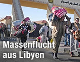 Flüchtlinge an lybisch-ägyptischer Grenze