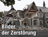 Eingestürzte Kathedrale in Christchurch