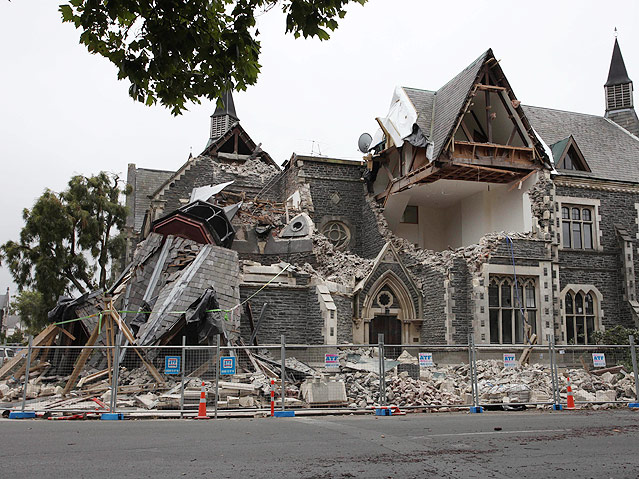 © APA/EPA/Pam Johnson Eingestürzte Kathedrale in Christchurch