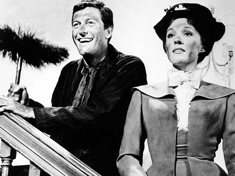 © AP Dick Van Dyke and Julie Andrews in "Mary Poppins"
