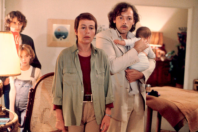 © Corbis/Sunset Boulevard Schauspielerin Annie Girardot und Patrick Deweare im Film "La Cle sur La Porte", 1978