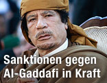 Libyen-Machthaber Muammar al-Gaddafi