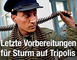 Libyscher Rebell mit Munition