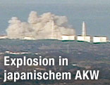 Luftaufnahme des Atomkraftwerks Fukushima