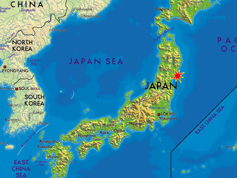 © Graphi-Ogre Karte von Japan