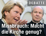 Waltraud Klasnic mit Kardinal Christoph Sch&ouml;nborn