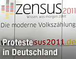 Schriftzug Zensus 2011