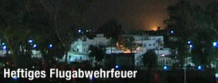 Flugabwehrfeuer in Tripolis