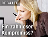 Frau in Büro