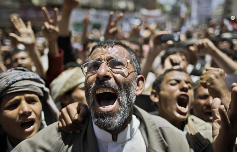 © AP/Muhammed Muheisen Proteste gegen jemenitische Regierung