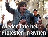 Protestierende in Deraa