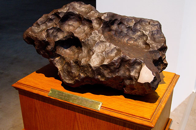 © ORF.at/Sabine Koder Naturhistorisches Museum "Gibeon-Meteorid"