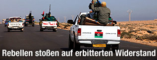 Rebellen auf dem Weg nach Sirte