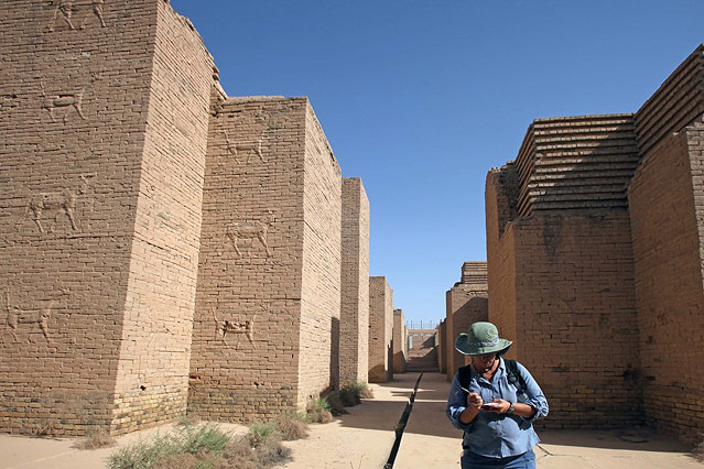 © AP/Karim Kadim archäologischen Ausgrabungsstätten in Babylon