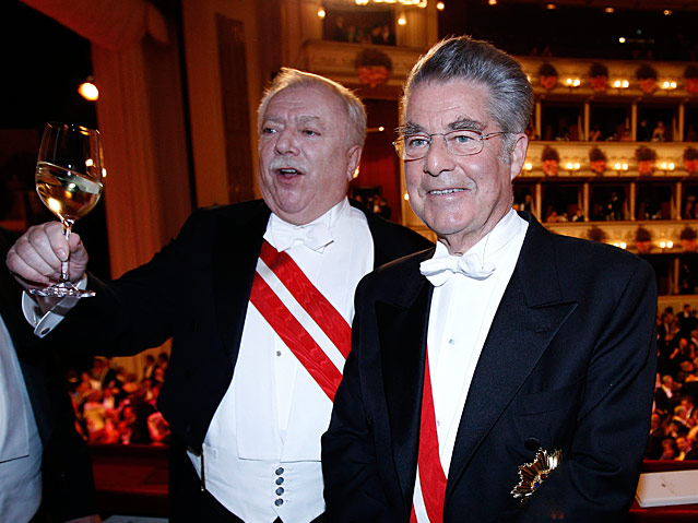 © APA/Georg Hochmuth Wiens Bürgermeister Michael Häupl und Bundespräsident Heinz Fischer