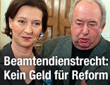 Frauenministerin Gabriele Heinisch-Hosek und GÖD-Vorsitzender Fritz Neugebauer