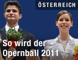 Debütanten bei der Generalprobe des Opernballs 2011