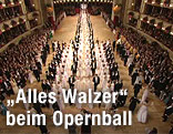 Einmarsch der Debütantinnen und Debütanten am Wiener Opernball