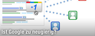 Screenshot mit dem neuen Google-Button