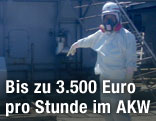 Arbeiter in AKW Fukushima