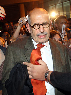 © APA/EPA/Khaled el Fiqi Ehemalige IAEA-Chef Mohammed ElBaradei