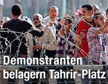 Demonstranten auf dem Tahrir-Platz
