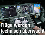 Cockpit eines Flugzeugs
