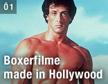 Schauspieler Sylvester Stalone im Film Rocky