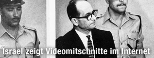Adolf Eichmann im Jahr 1962 im Gerichtssaal in Jerusalem